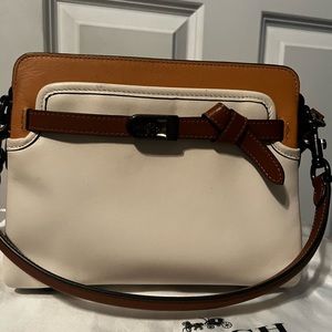 Tri Color coach Crossbody